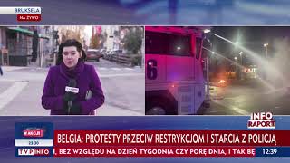 Bruksela Ponad 30 Tys. Demonstrantów Na Proteście Przeciwko Restrykcjom Antycovidowym