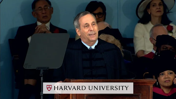 President Larry Bacow Address | Harvard Commenceme...