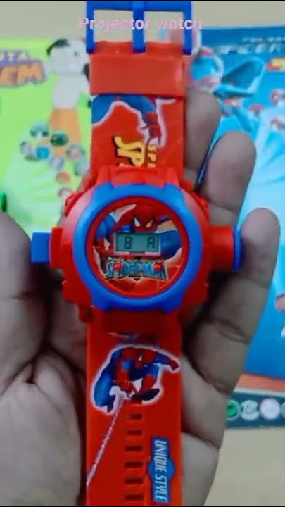 Projector watch💝💝🥰🥰😍😍 Spiderman,ben10,digital light 24 images|smart watch#shorts #watch