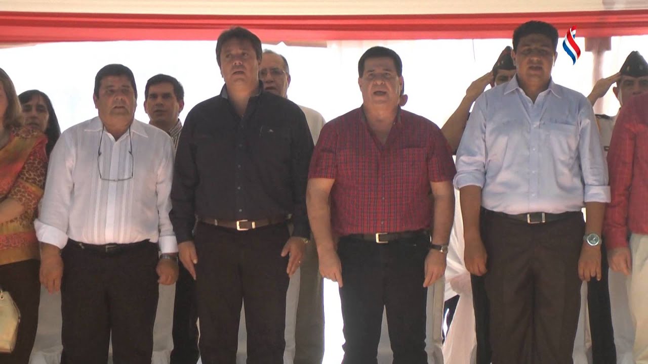 Presidente Cartes habilitó mejoras en Itacurubi de la Cordillera - YouTube