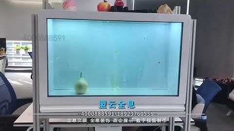 All size of transparent LCD show box available/3d hologram advertising show case