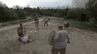 Viking showfighting training