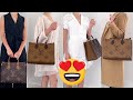 Louis Vuitton OnTheGo MM Tote Bag OUTFITS & REVIEW 😍 | Giant Monogram | How to Style 💯