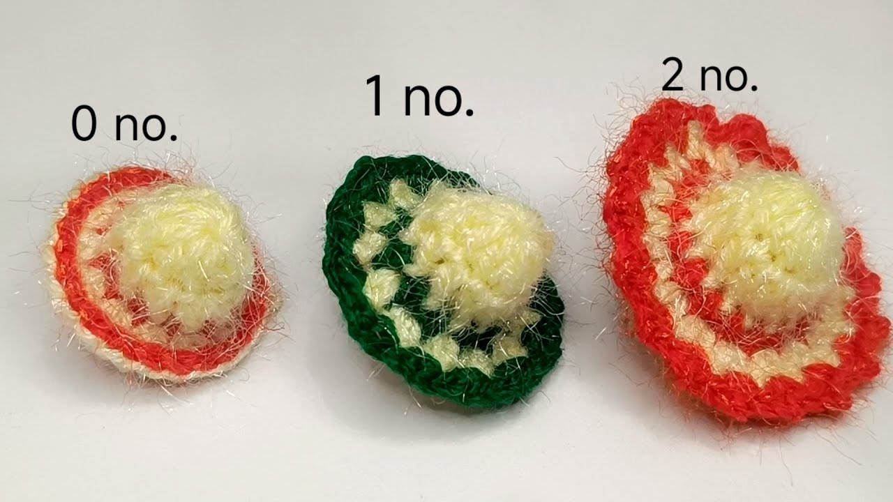 आसान तरीके से बनाएँ 0.1 और 2. नंबर गोपाल जी की 🎩कैप / 0.1.2. No. Laddu Gopal ki winter woolen cap ll