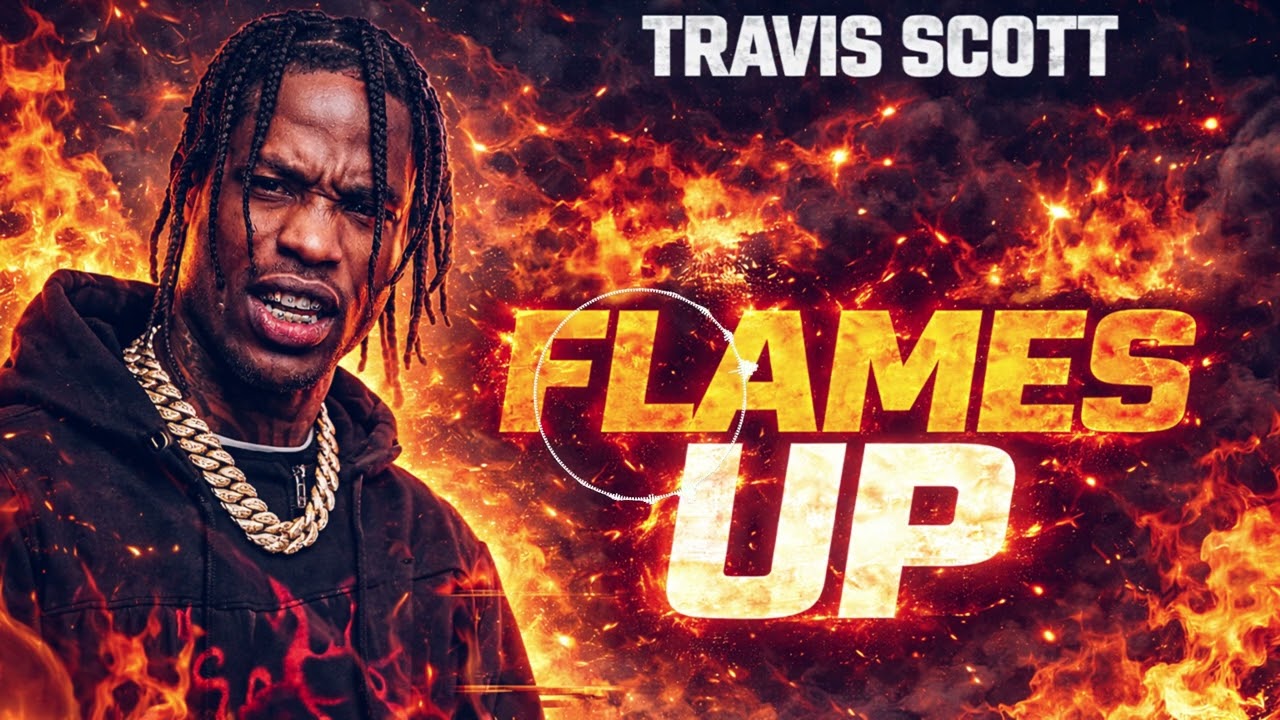 Travis Scott – Flames Up (Official Lyrics Video)