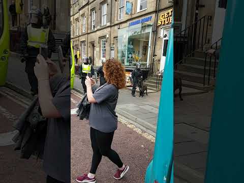 They brought the dogs to a peaceful protest - Newcastle rise up together 29.08.2021