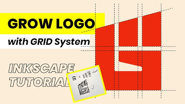 GROW Logo Design with Grid System in INKSCAPE