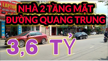NHÀ MẶT ĐƯỜNG QUANG TRUNG - Mua Bán Nhà Đất Thái Nguyên | Bất Động Sản Ước Mơ | Tú Nguyễn Phan