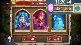 Insane Rolling Up To 400,000 Gems For Dove Keeper Castle Clash