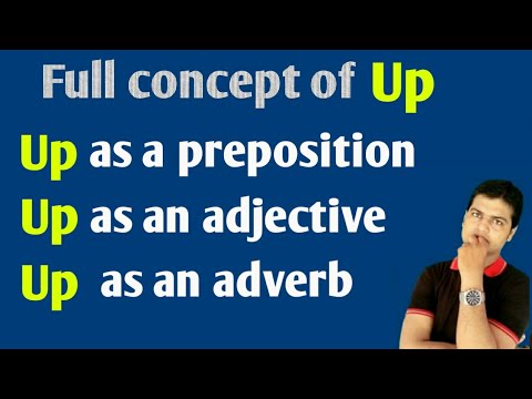 Full use of UP | Full concept of Up | Up as a Preposition | Up as an adj...