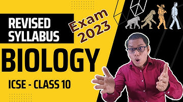 ICSE 2023 class 10 revised syllabus | Biology reduced syllabus ICSE class 10  page by page CISCE