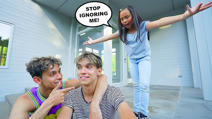 IGNORING OUR LITTLE SISTER FOR 24 HOURS!
