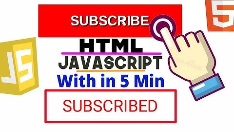 How make a clickable Button using HTML & JAVASCRIPT