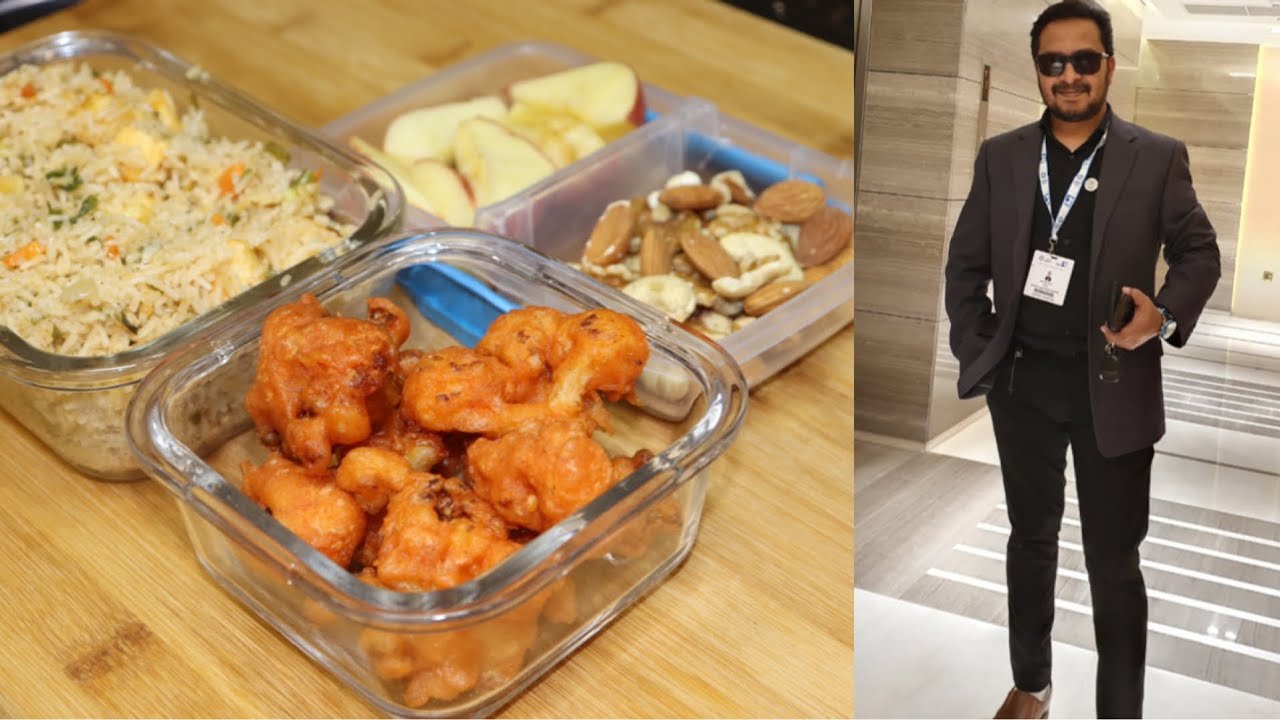 VEG COMBO - PANEER FRIED RICE & GOBI 65 | LUNCH BOX RECIPE