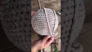 Crochet Sam trick r treat head details