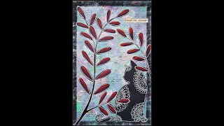 Art Journal - Brayered Background and Doodles