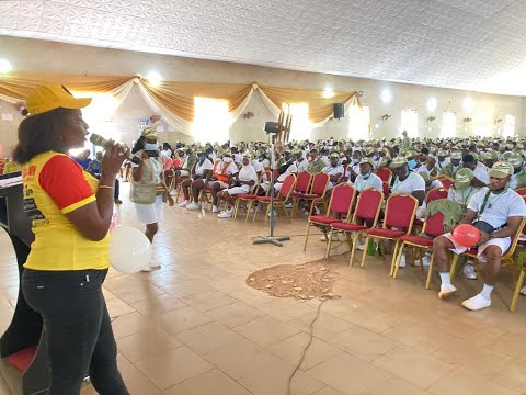 ArOY Campaign: ANAMBRA STATE's NYSC Orientation Camp (2022 Batch B Stream 1) OCI Foundation; 24/6/22