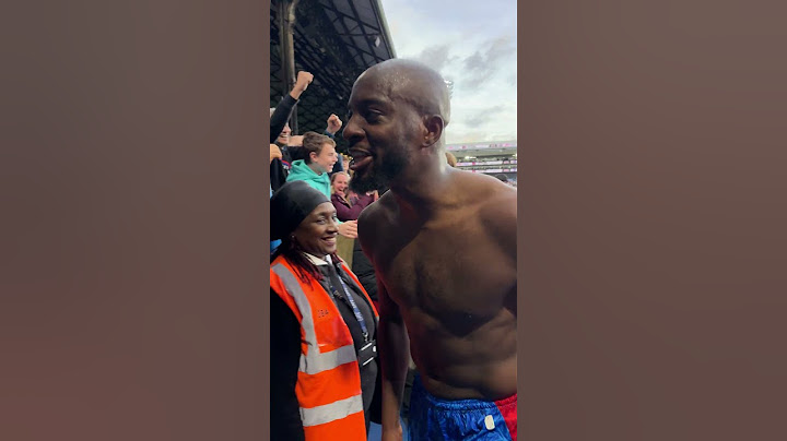 FANTASTIQUE™️ | JP post-match celebrations against Tottenham #crystalpalace #premierleague #spurs