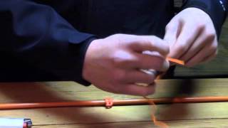 how to tie knot on a bowfishing arrow