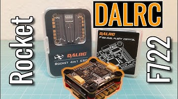 DalRc F722 Dual Gyro Flight Control - DalRc Rocket 50A 4in1 ESC