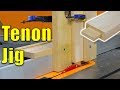 Make a Tenon Jig for the Table Saw (Mortise and Tenon Jointery) | Woodworking  Jig