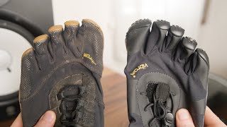 V-TREK vs V-ALPHA / the best barefoot trail shoes screenshot 1