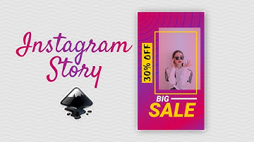 Social Media Promotion Design with Inkscape | INSTAGRAM STORY |Speed Art