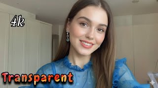 4K Usa Transparent Ruby Fashion Haul Try-On Haul
