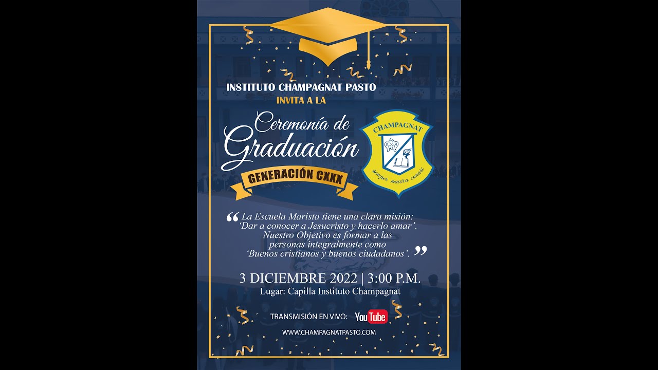 CEREMONIA DE GRADUACION - GENERACION CXXX - YouTube