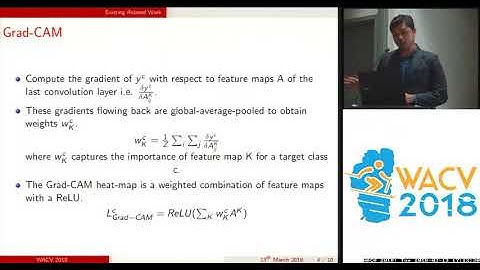 WACV18: Grad-CAM++: Generalized Gradient-based Visual Explanations for Deep Convolutional Networks