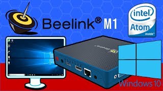 BEELINK M1 Windows 10 TV Box Review:Intel  Atom + 6GB + 64GB