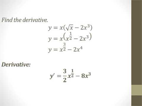 Mastering Derivatives -