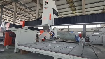 5 Axis bridge saw with camera and suction cups GQ-3220DS