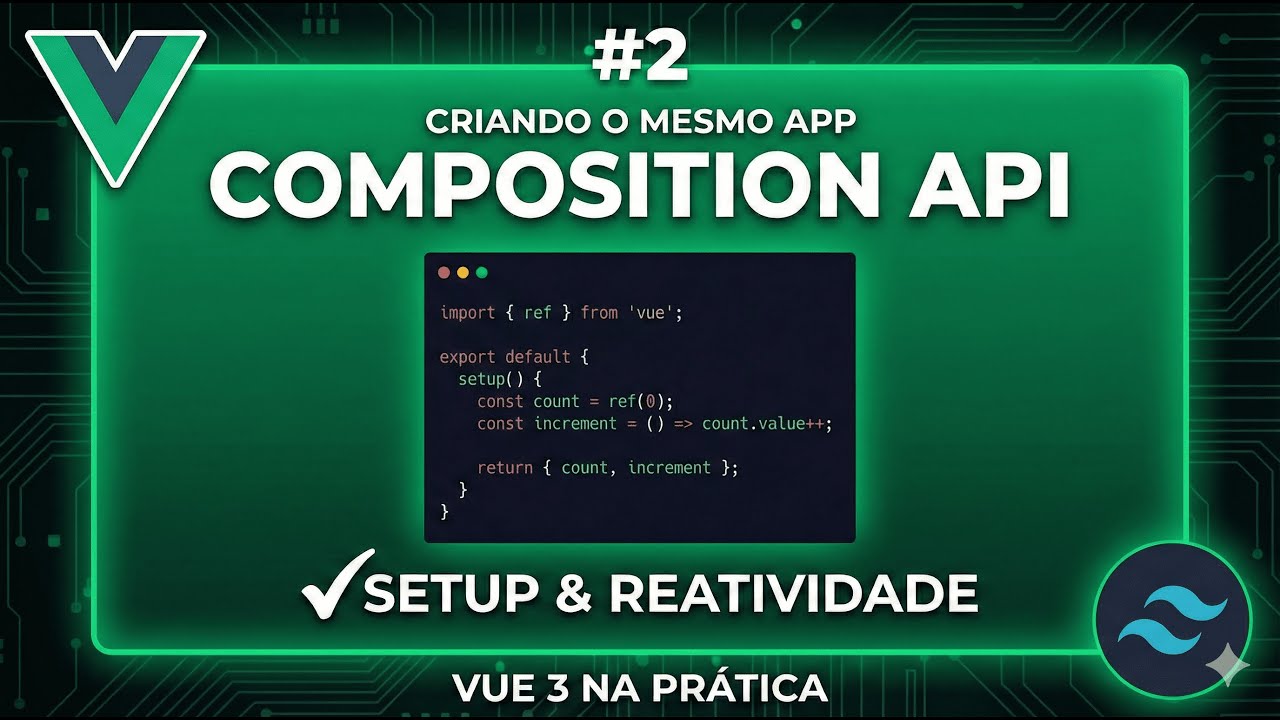 #2 Criando o MESMO APP em Vue 3 — Composition API na PRÁTICA - YouTube