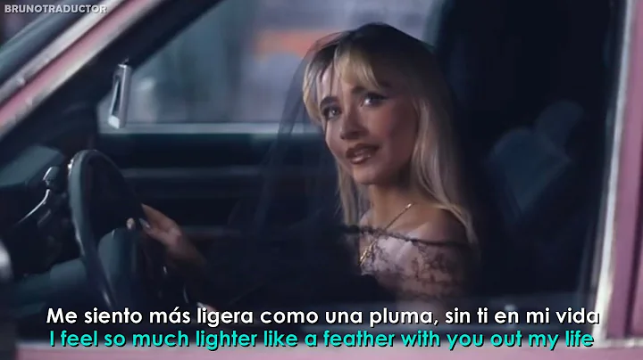 Sabrina Carpenter - Feather // Lyrics + Español // Video Official