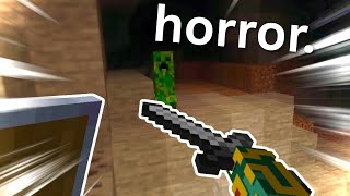 Minecraft VR Is actually Terrifying. (QuestCraft)