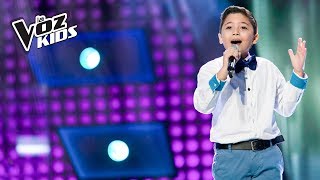 Steven Lucas canta Quizás Debió Llover - Audiciones a ciegas | La Voz Kids Colombia 2018