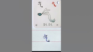 How to say and write AIR in Chinese?  #chinesewriting #chinesecharacters #learnchinese