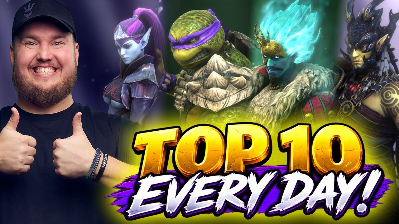 My 10 MOST USED Champions in Raid Shadow Legends!
