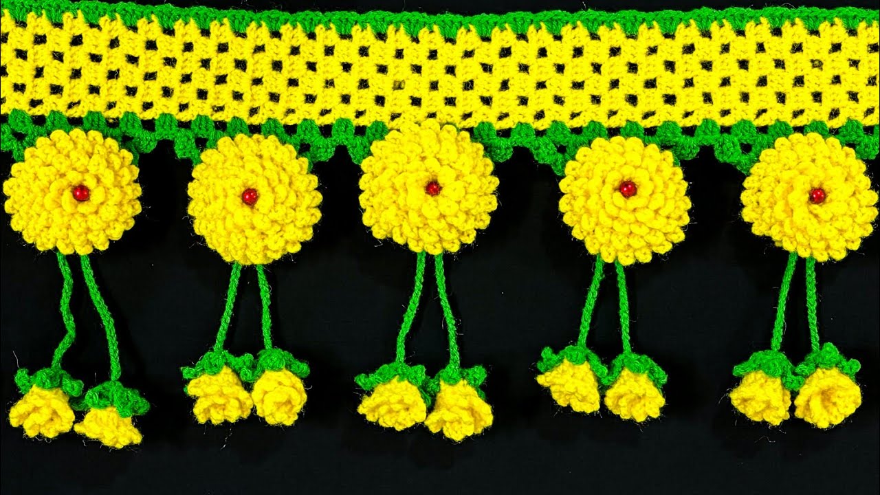 🪔 दीवाली के लिए बनाएं खूबसूरत सा तोरण 😍 घर की सजावट के लिए 💯 Flowers Door Hanging Toran/Gate Parda