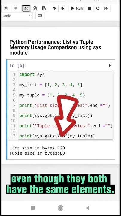 Python Performance: List vs Tuple - YouTube