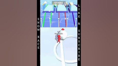Snow Race ! Gameplay Walkthrough ! Tutorial-1/2.
