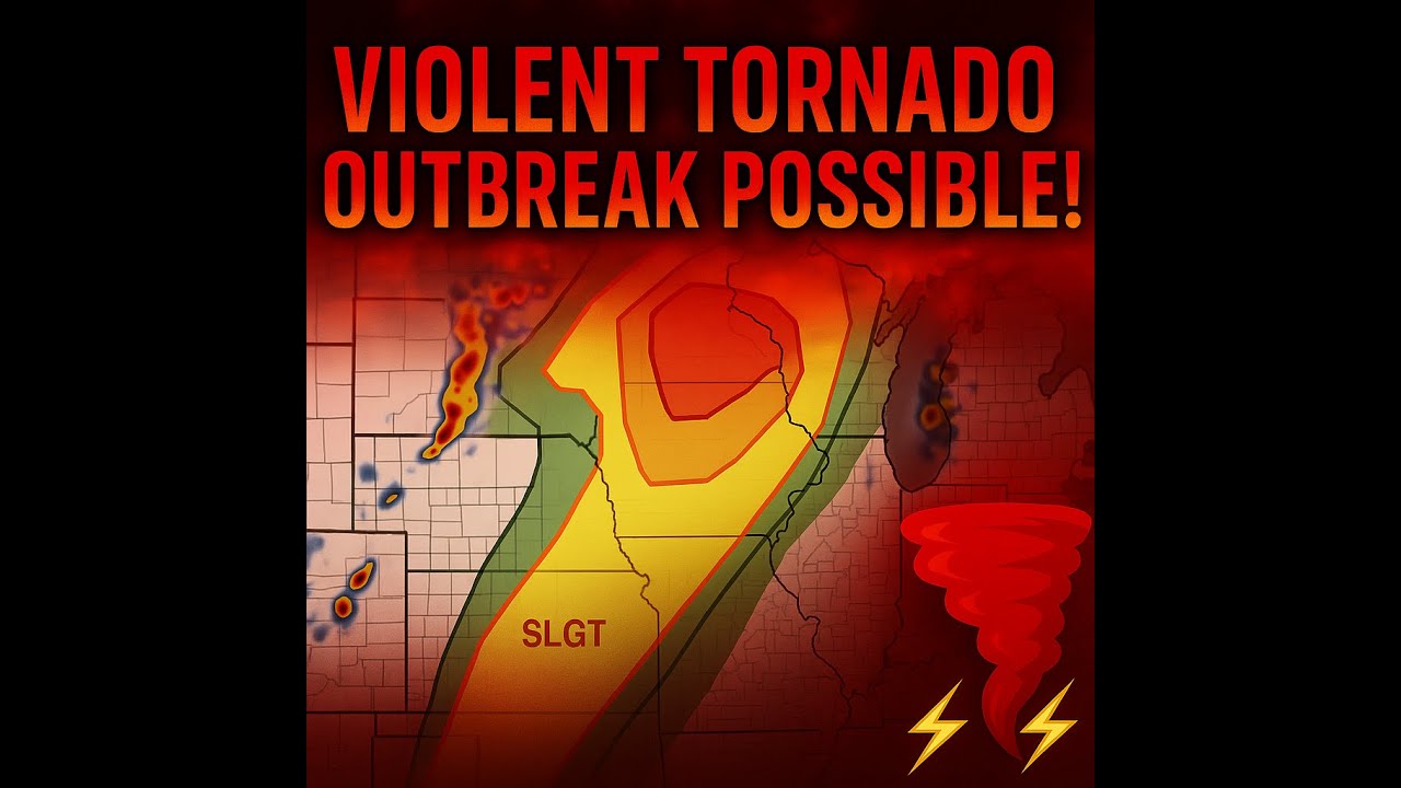 MAJOR Severe Weather Outbreak to SLAM the midwest later today! Violent ...