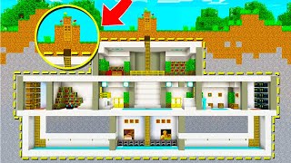 ENCONTRAMOS LA MEJOR CASA DE TIERRA DE MINECRAFT 😱⛺ MINECRAFT ALEATORIO