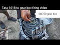How to fiting Tata GB 75 gear box 1618 Tata bs4
