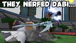 They Updated Dabi Mastery And Its Peak Heroes Battlegrounds Roblox