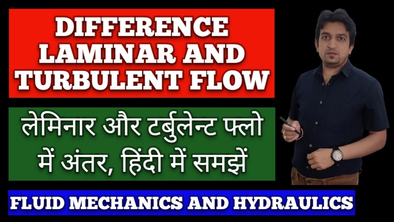 Laminar And Turbulent Flow Laminar And Turbulent In Hindi Laminar Flow Turbulent Flow Fluid Fm Youtube