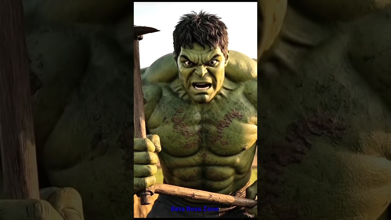 Hulk vs Thanos: The Ultimate Battle in Village! 🚜🌋