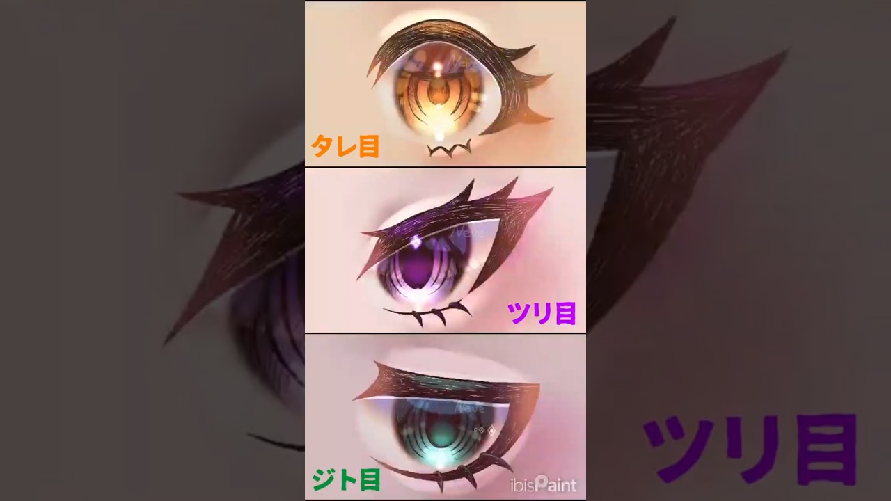 【#イラストメイキング 】あなたはどの目が好き？コメントで教えてね #イラスト #イラストメイキング #アイビスペイント #art #描いてみた #illustrator #ボカロ #PPPP