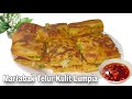 Cara membuat martabak telur kulit lumpia isi ayam